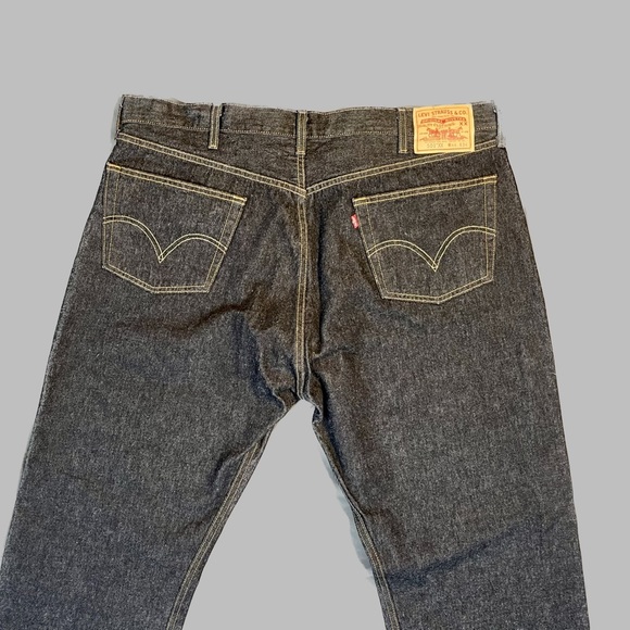 Vintage 80’s/90’s NOS Levi’s 501XX Button Fly Jeans Deadstock Raw Denim 44/34 - Picture 5 of 12